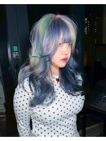 ヌル 原宿店(Null) セクションカラー/ルーツカラー/ブリーチデザインカラー/ウルフ