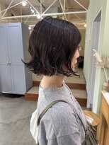 キュオンシア(CUEON. ciea)&nbsp;ミニボブ×ニュアンスパーマ