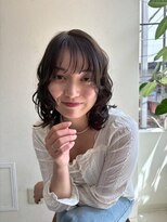 ランプ 柏(Lamp)&nbsp;外ハネミディ/ベージュ/柏