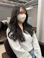 アトレ 福岡大名店(attrait)&nbsp;グレージュロング × 透明感カラー＆トリートメント