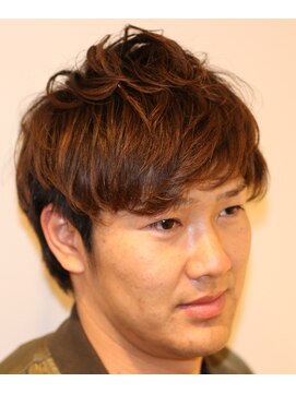 シュクラン(ShuKRun) 【ShuKRun 不動前】メンズスタイル くせ毛風 ニュアンスパーマ