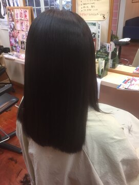 ガーデン 美容室 ロング縮毛矯正