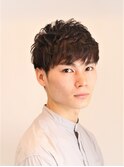 サイドパートショートテクノクラウドマッシュビジカジイメチェン