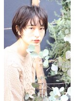 ティメレ 神戸三宮(Timere)&nbsp;小顔×美髪マニッシュショート×ネイビーカラー【Timere三宮】