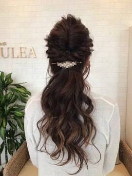 ヘアーリゾート ラウレア(Hair Resort LAULEA) ゆるふわハーフアップアレンジ