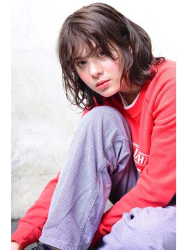 ロロ(ro-ro) 【恵比寿ro-ro】ナチュラルボブ×くすみオリーブカラー