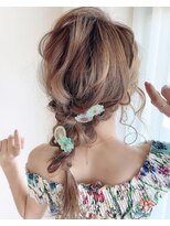 ヘアデザイン ディクト(hair design D.c.t) 【hair design D.c.t】編みおろしスタイル