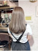 ブリーチしなくても可愛くなれるグレージュ