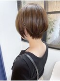《knit銀座》大人可愛い20代30代40代ショートボブ丸み前下がり
