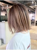シャドールーツ_グレージュカラーボブウルフ_ba407431