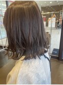 【レイヤーボブ】× 【グレージュカラー】
