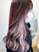 ラルムバイシー 新宿(LARME by Sea)&nbsp;シールエクステ×インナーカラー/イヤリングカラー【韓国】