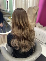 ルフレ 新宿本店1st(Reflet)&nbsp;プルエクステダイヤモンド９０本　#新宿