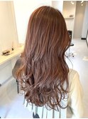 ピンクベージュ・イルミナカラー【西田辺】