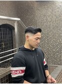 フェードスキンフェードビジネスサイドパートバーバースタイル