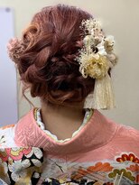 シナ(SHINA)&nbsp;お着付け×ヘアセット♪
