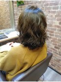 ボブパーマ/ニュアンスカラー/30代40代