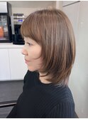 【イルミナカラー】透明感ありC 明るい白髪ぼかし Mplusミズイデ