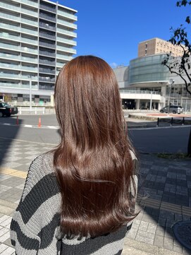 ブランシェ JR勝川駅南口店(BRANCHE) ブリーチ無しダブルカラーで作るブラウンカラー
