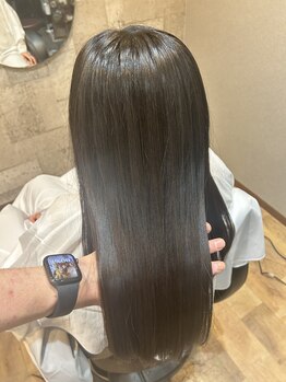 エル(ell)の写真/【潤いキープ】まるで自分の髪じゃない！髪質改善TRやダメージを感じさせない酸性ストレートが大人気◎
