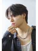 フェザーリバースパーマカルマヘアメンズマッシュ