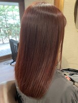 穀雨(Kokuu)&nbsp;ロング×ツヤ系ピンクカラー