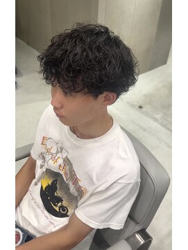 ホワイト(WHITE) 刈り上げなし 波巻きスパイラル