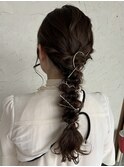 もこもこ編み下ろしヘア
