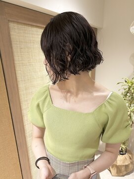 クーナバイトマト 横浜(Cuna by TOMTO) 【YUYA】ボブパーマ_パーマスタイル_横浜パーマ