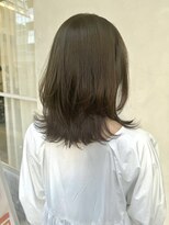 オレンジ梅田店(ORANGE)&nbsp;オリーブベージュ/レイヤーカット【ミナ】