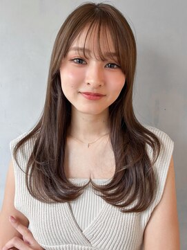 キリ 表参道(kyli) ##小顔前髪黒髪ボブワインレッドルフワンレンブルーカラー