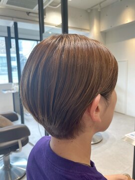 クラップス 弘明寺店(CLAPS) 丸みショート×ベージュカラー