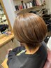 カット　マイクロバブル付き　頭皮と髪のケア出来ます￥6000