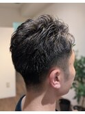 アップバングショート