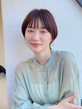 ハウスアンドヘアーワークス(House&Hair works) 前髪長め大人小顔ショート30代40代50代 藤沢