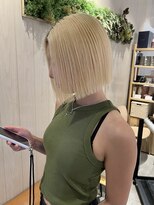 フリーラ 表参道(freera) ケアブリーチカラー抜きっぱなしブロンドカラーホワイトベージュ