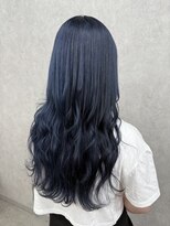 アン ブリーチ 大宮駅東口店(UN BLEACH)&nbsp;ブリーチ1回ネイビーブルーカラー♪♪