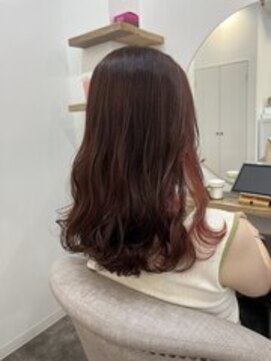 シアアルン 新小岩店(SHEER alun) コーラルピンク/イヤリング