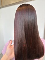 ユッカ エルア 武庫之荘南口(YUCCA elua)&nbsp;【YUCCA・miki】ツヤ感レッドブラウン