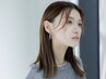 【ロングの方はこちら/鎖骨下~】スロウカラー+小顔カット+プチトリートメント