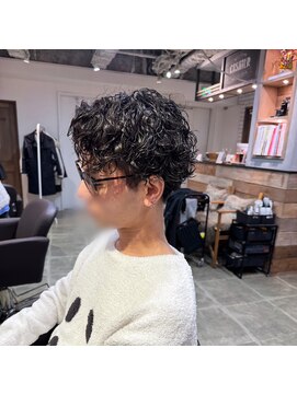 エイトセカンド 新宿三丁目店(EIGHT second) メンズスパイラルパーマ