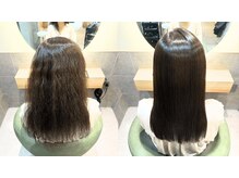 髪にドラマチックな変化を【圧倒的美髪メニューその１】髪質改善×縮毛矯正
