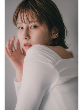 ボブ　髪質改善／白髪改善／白髪ぼかし／脱白髪染め