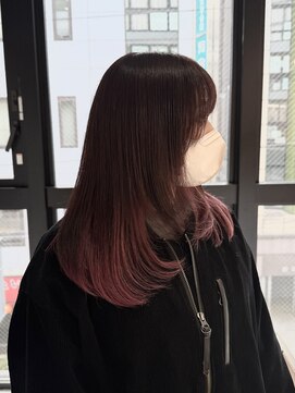 ノアル 大宮店(NOAHL) ピンクブラウン/インナーカラー M