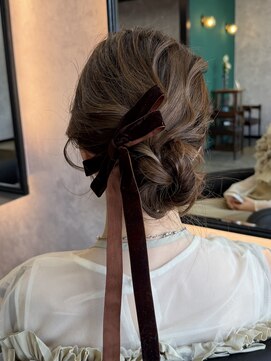 トラント ミル(TRENTEMILLE) 参列ヘア