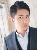 20代30代アップバング清潔感リクルート就活フェードカットq札幌