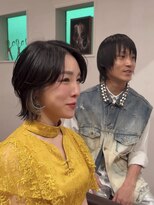 ヘアーサロンテン モトアザブ(hair salon Ten motoazabu)&nbsp;着物ヘア/大人ガーリー/ダークアッシュ/似合わせカット/麻布十番