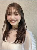 韓国/レイヤー/シースルー/髪質改善