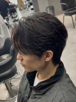 オーバルバイアピッシュ(OVARL by apish)&nbsp;メンズカットパーマスパイラルパーマシャドウパーマ原宿駅