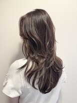 ムード(MOOD,)&nbsp;着物ヘア/大人ガーリー/ダークアッシュ/似合わせカット/銀座駅